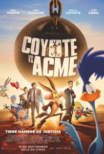 Cartel español de Coyote vs. Acme